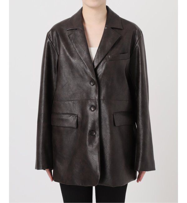 JOURNAL STANDARD「フェイクレザー/フェイクスエードジャケット」|ライダースジャケット|