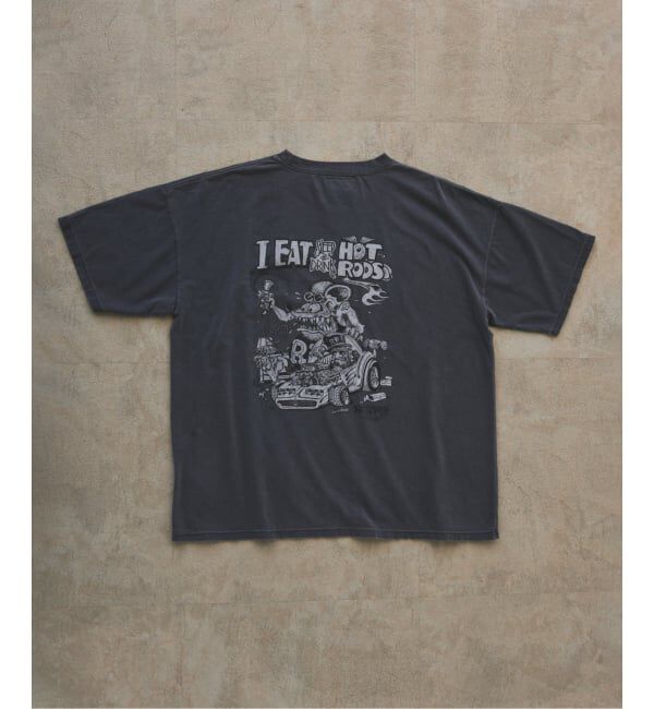 JOURNAL STANDARD relume「《予約》REMI RELIEF 別注 &rdquo;RAT FINK&rdquo; ヴィンテージ加工 ワイドTシャツ」|Tシャツ・カットソー|