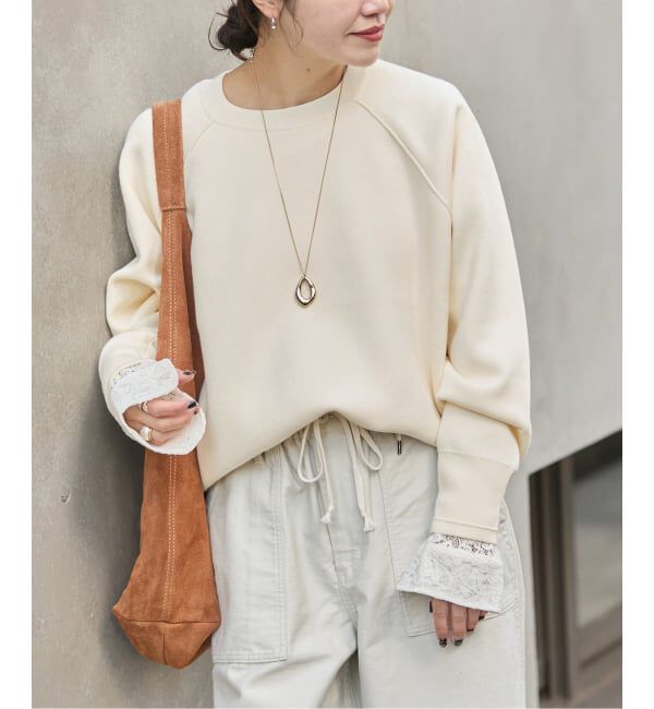 JOURNAL STANDARD「【洗える】スウェットライクニットプルオーバー」|ニット・セーター|
