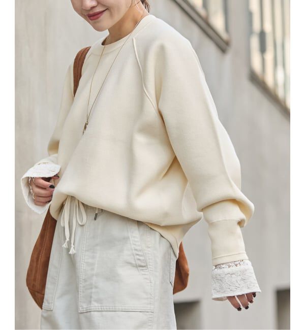 JOURNAL STANDARD「【洗える】スウェットライクニットプルオーバー」|ニット・セーター|