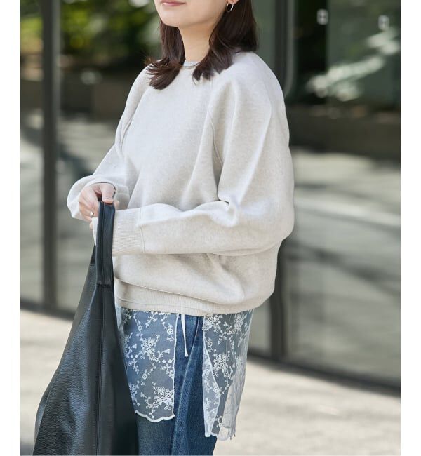 JOURNAL STANDARD「【洗える】スウェットライクニットプルオーバー」|ニット・セーター|