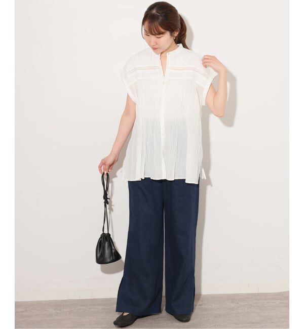 JOURNAL STANDARD relume「《一部WEB限定追加予約 / 新色 / 新サイズ》麻スリットイージーパンツ」|その他|