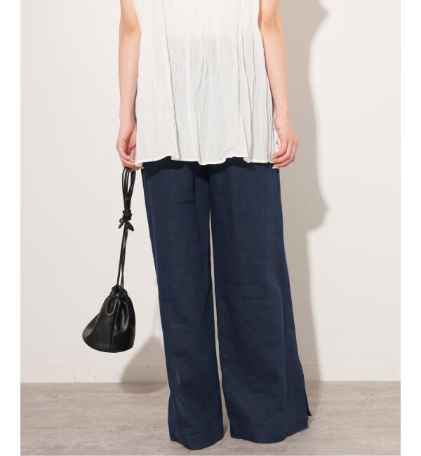 JOURNAL STANDARD relume「《一部WEB限定追加予約 / 新色 / 新サイズ》麻スリットイージーパンツ」|その他|