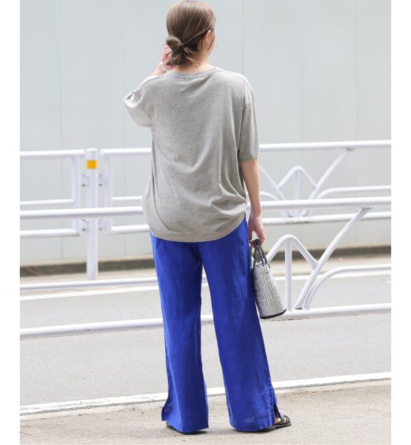JOURNAL STANDARD relume「《一部WEB限定追加予約 / 新色 / 新サイズ》麻スリットイージーパンツ」|その他|