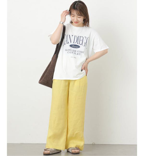 JOURNAL STANDARD relume「《一部WEB限定追加予約 / 新色 / 新サイズ》麻スリットイージーパンツ」|その他|