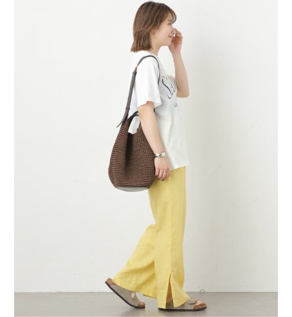 JOURNAL STANDARD relume「《一部WEB限定追加予約 / 新色 / 新サイズ》麻スリットイージーパンツ」|その他|