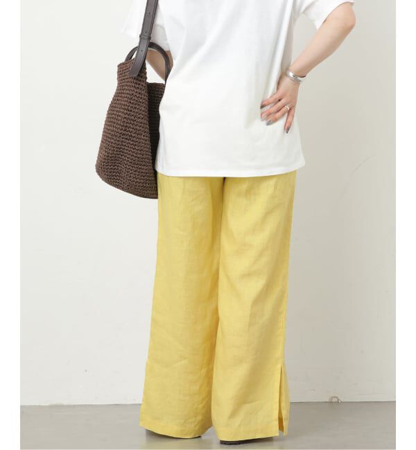 JOURNAL STANDARD relume「《一部WEB限定追加予約 / 新色 / 新サイズ》麻スリットイージーパンツ」|その他|