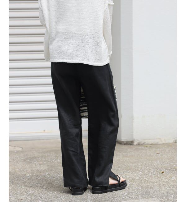 JOURNAL STANDARD relume「《一部WEB限定追加予約 / 新色 / 新サイズ》麻スリットイージーパンツ」|その他|