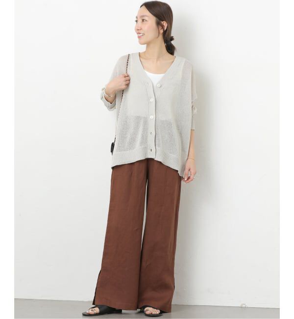JOURNAL STANDARD relume「《一部WEB限定追加予約 / 新色 / 新サイズ》麻スリットイージーパンツ」|その他|
