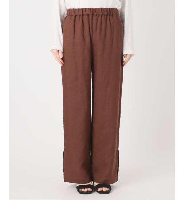 JOURNAL STANDARD relume「《一部WEB限定追加予約 / 新色 / 新サイズ》麻スリットイージーパンツ」|その他|