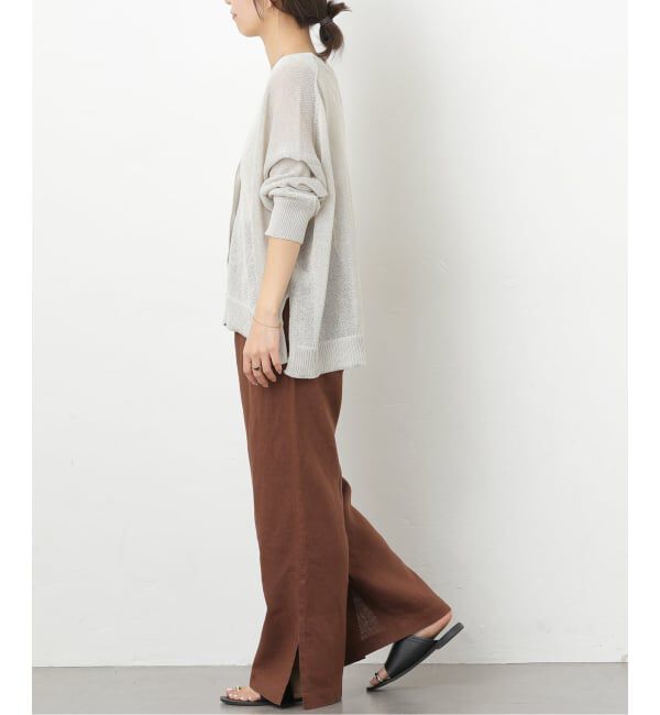 JOURNAL STANDARD relume「《一部WEB限定追加予約 / 新色 / 新サイズ》麻スリットイージーパンツ」|その他|