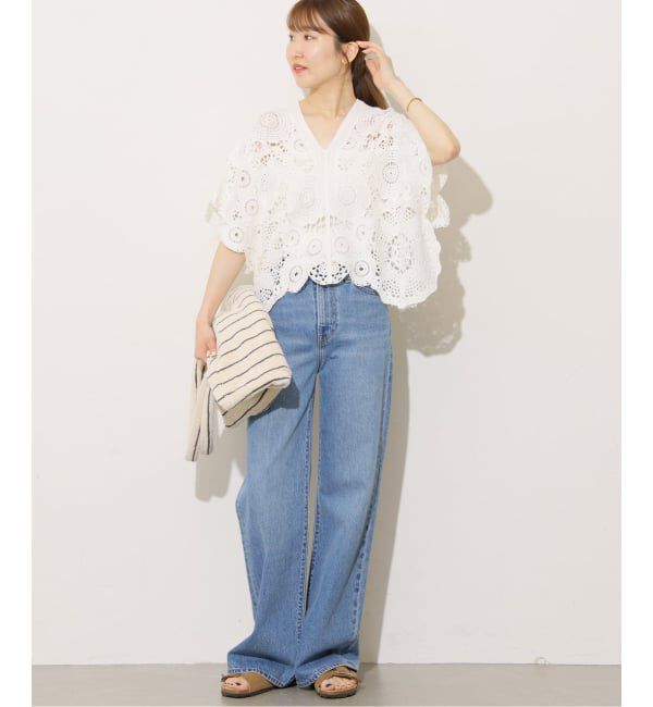 JOURNAL STANDARD relume「《予約》【TORRAZZO DONNA/トラッゾドンナ】クロシェポンチョ」|ニット・セーター|