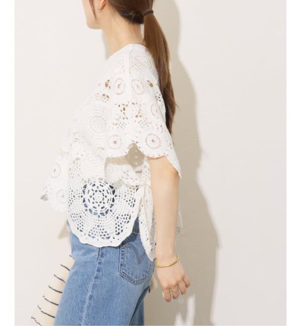 JOURNAL STANDARD relume「《予約》【TORRAZZO DONNA/トラッゾドンナ】クロシェポンチョ」|ニット・セーター|