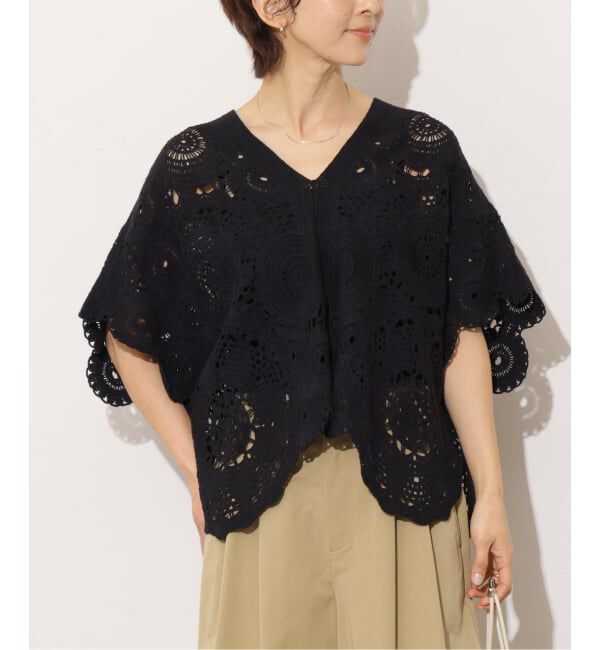 JOURNAL STANDARD relume「《予約》【TORRAZZO DONNA/トラッゾドンナ】クロシェポンチョ」|ニット・セーター|