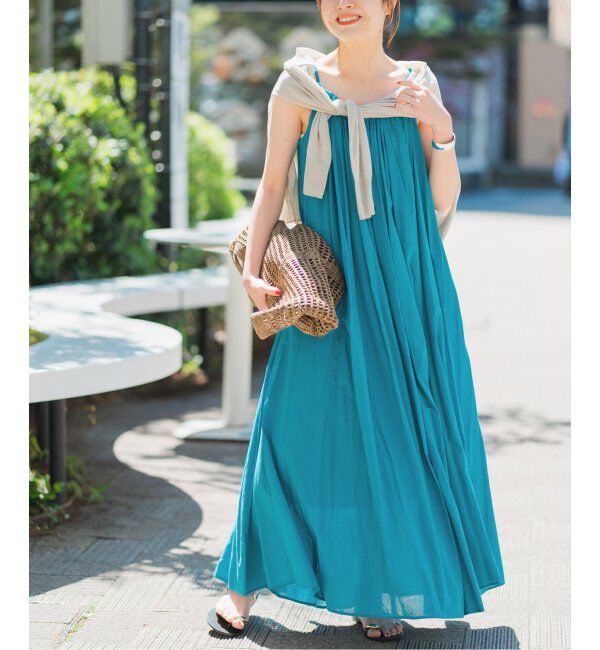 Spick and Span「HYU ギャザーワンピース」|ワンピース|