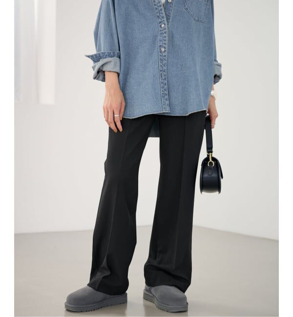 FRAMeWORK「≪追加≫裏起毛フレアパンツ 2」|スラックス|