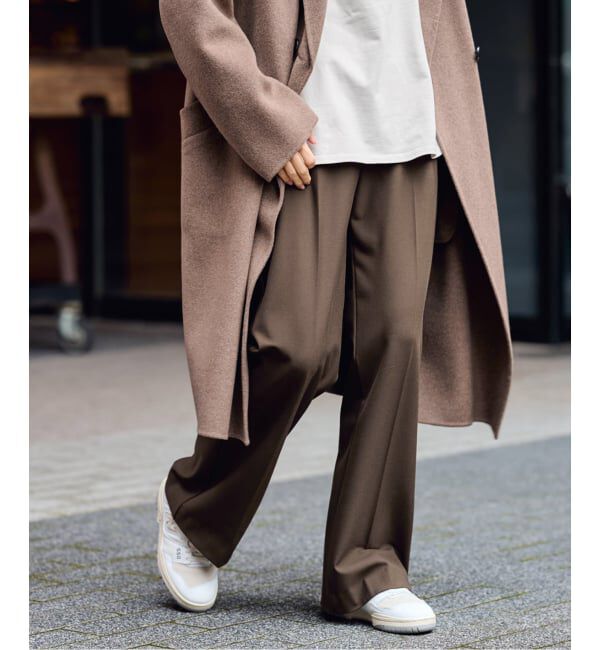 FRAMeWORK「≪追加≫裏起毛フレアパンツ 2」|スラックス|