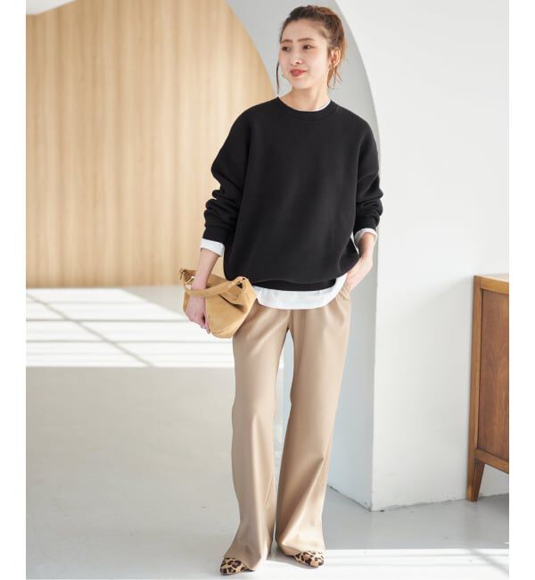 Spick and Span「《一部店舗+WEB限定》2枚SET ルーズニット&カット」|ニット・セーター|