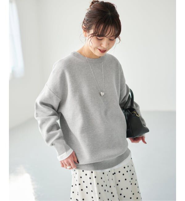 Spick and Span「《一部店舗+WEB限定》2枚SET ルーズニット&カット」|ニット・セーター|