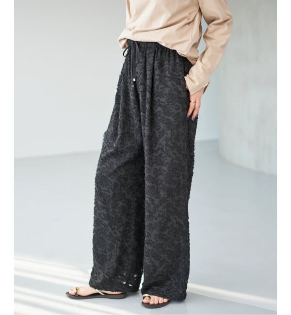 Spick and Span「《WEB限定》シアージャガードイージーパンツ」|その他|