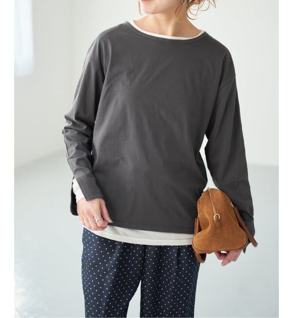 Spick and Span「《一部店舗+WEB限定》2枚SET レイヤードプルオーバー」|Tシャツ・カットソー|