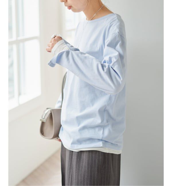 Spick and Span「《一部店舗+WEB限定》2枚SET レイヤードプルオーバー」|Tシャツ・カットソー|