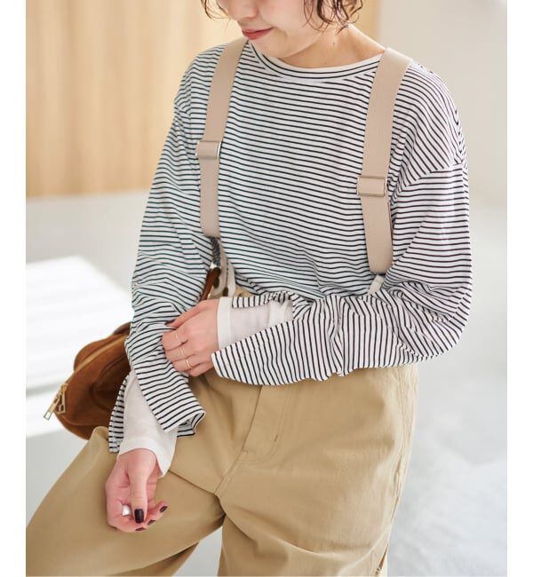 Spick and Span「《一部店舗+WEB限定》2枚SET レイヤードプルオーバー」|Tシャツ・カットソー|