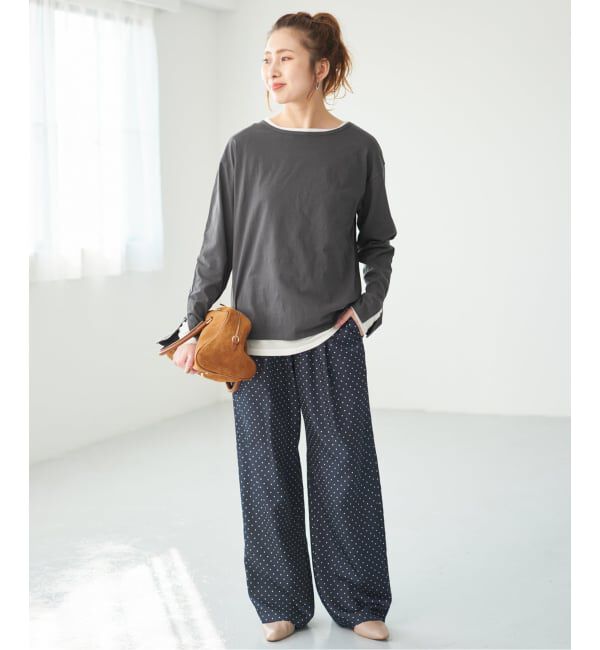 Spick and Span「《一部店舗+WEB限定》2枚SET レイヤードプルオーバー」|Tシャツ・カットソー|