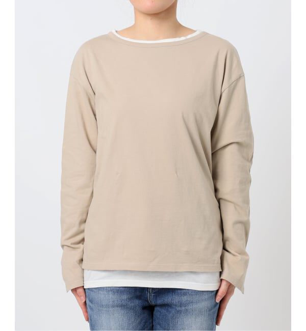 Spick and Span「《一部店舗+WEB限定》2枚SET レイヤードプルオーバー」|Tシャツ・カットソー|