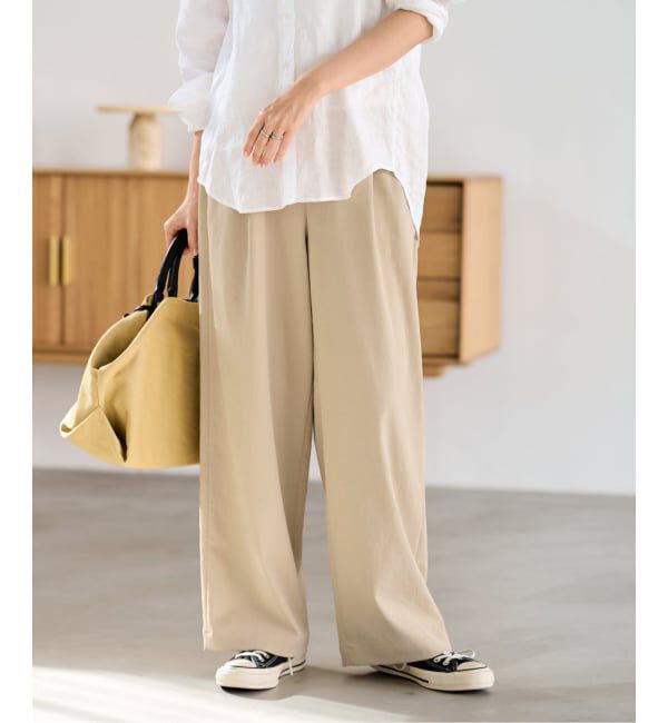 FRAMeWORK「≪新色 / 追加予約≫ポリエステルツイルリラックスパンツ」|その他|