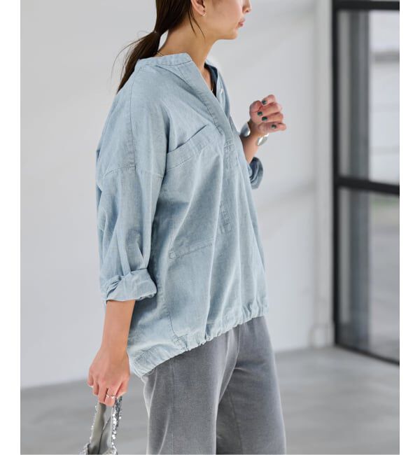 FRAMeWORK「≪WEB限定 / 追加≫ダンガリードロストシャツ」|シャツ・ブラウス|