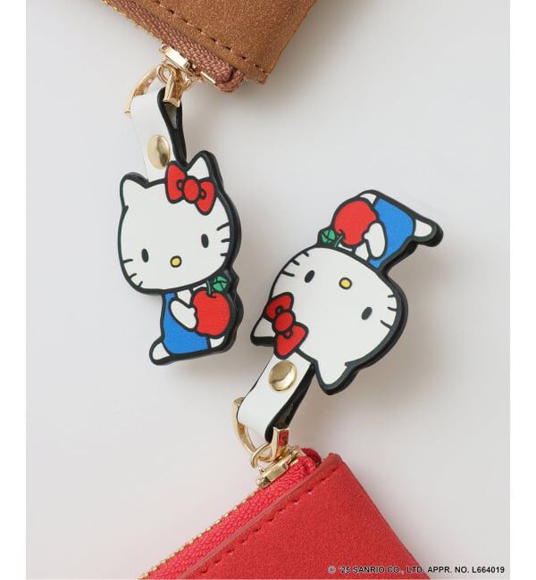 Spick and Span「《追加予約》HELLO KITTY S&S HASHIBAMI フェイクスエードポーチ」|ポーチ|