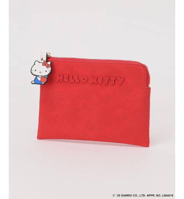 Spick and Span「《追加予約》HELLO KITTY S&S HASHIBAMI フェイクスエードポーチ」|ポーチ|