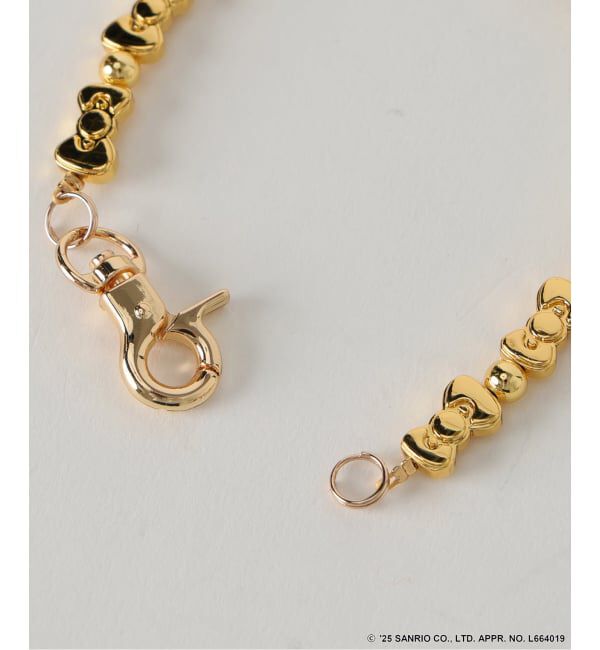 Spick and Span「《追加予約》HELLO KITTY S&S HASHIBAMI リボンビーズハンドストラップ」|その他|