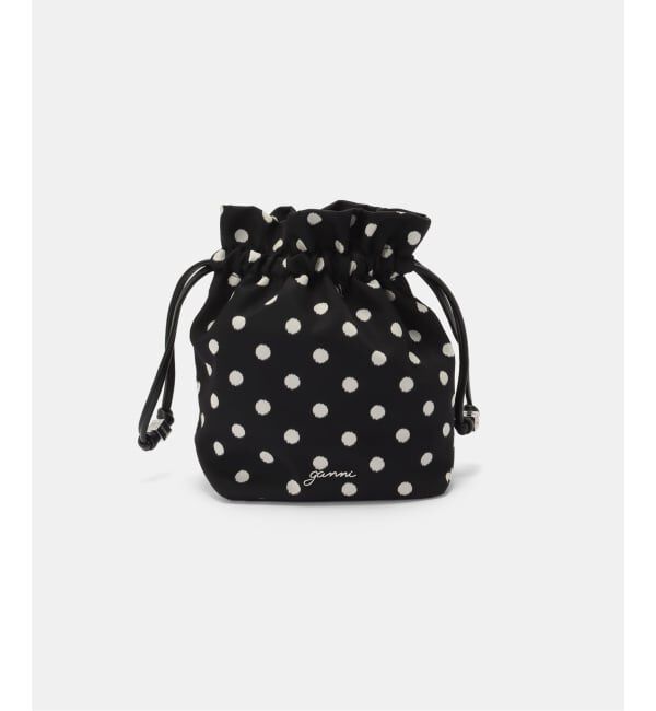 U by SPICK&SPAN「GANNI / ガニー Pouch Printed Nylon」|その他|ブラック