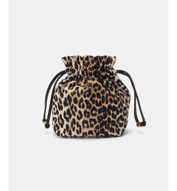 U by SPICK&SPAN「GANNI / ガニー Pouch Printed Nylon」|その他|ブラウン