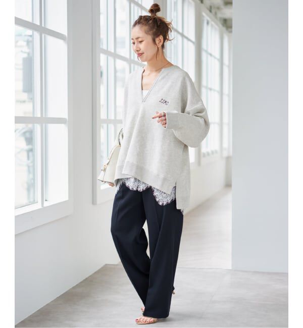 Spick and Span「《追加》J.J.Mercer / ジェイジェイマーサー 別注 キーネックプルオーバー」|ニット・セーター|