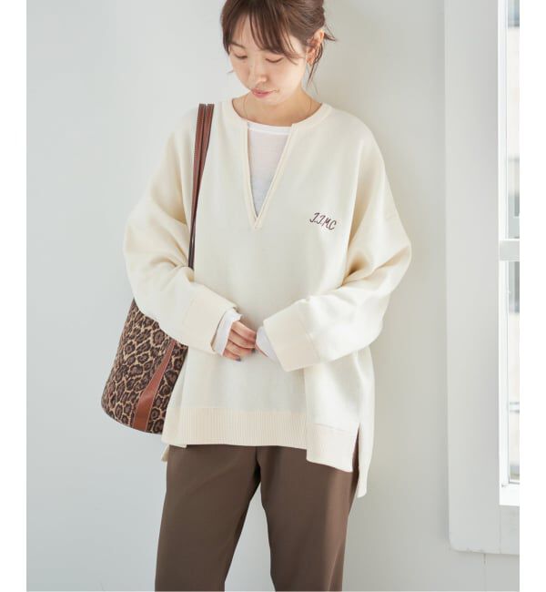 Spick and Span「《追加》J.J.Mercer / ジェイジェイマーサー 別注 キーネックプルオーバー」|ニット・セーター|