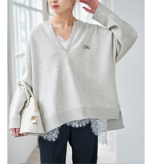 Spick and Span「《追加》J.J.Mercer / ジェイジェイマーサー 別注 キーネックプルオーバー」|ニット・セーター|