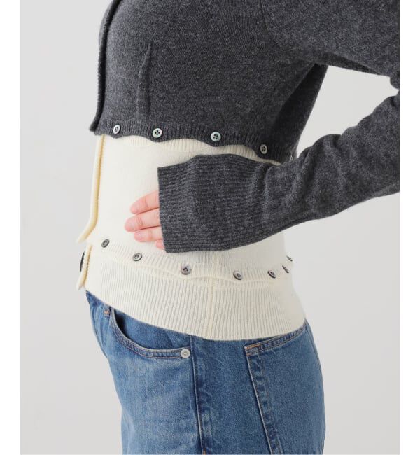 FRAMeWORK「KAYLE WOOL DETACHABLE CARDIGAN」|カーディガン|