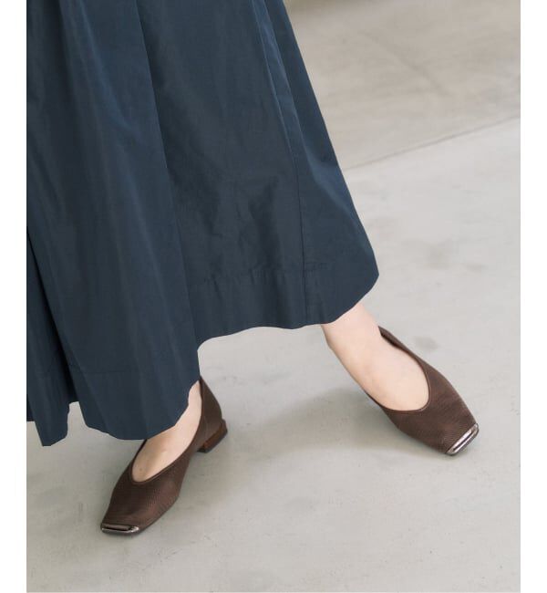  「《追加予約2》スクエアトゥキャップセミシアーフラット」|その他|