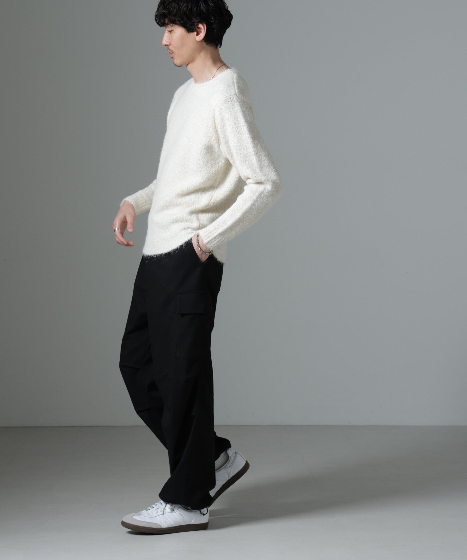 nano･universe「ノイズカモニット」|ニット・セーター|