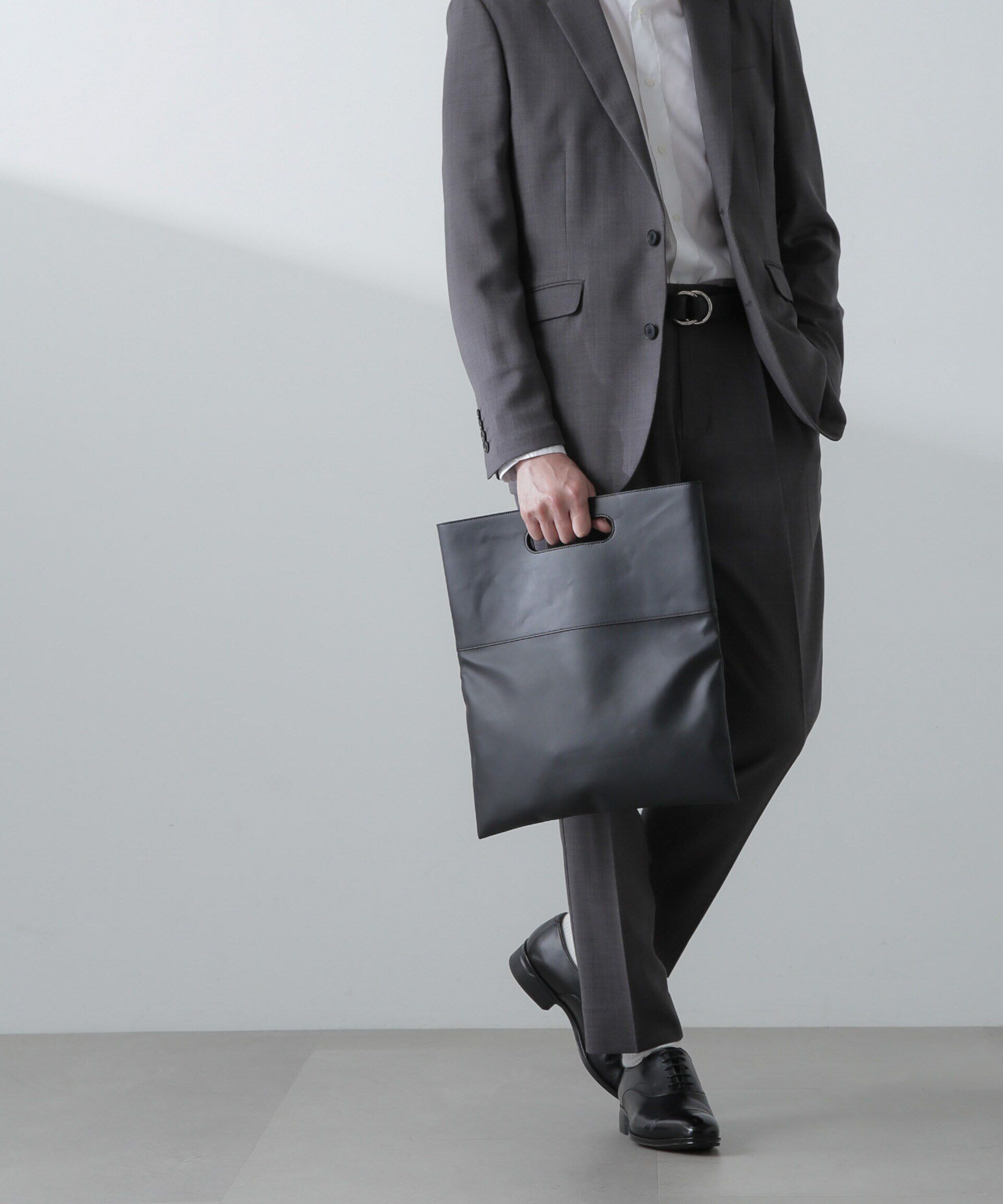 nano･universe「WEB限定/シンセティックレザー2WAYクラッチバッグ」|ショルダー・メッセンジャー|