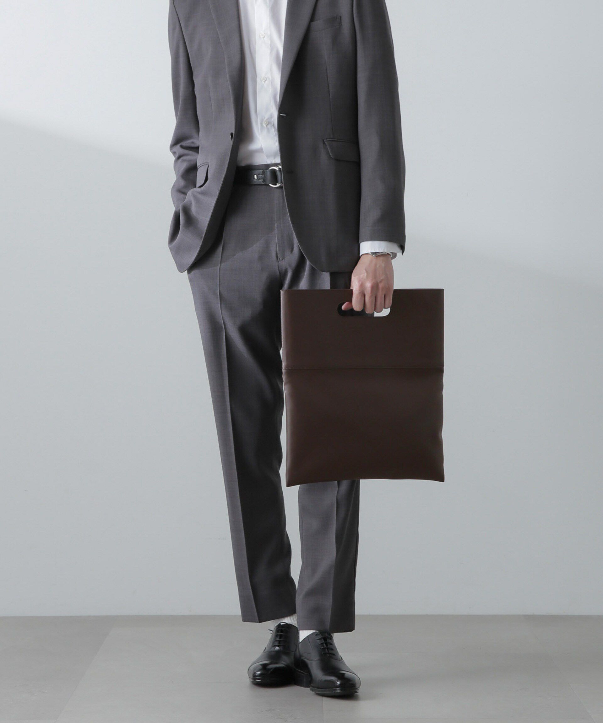 nano･universe「WEB限定/シンセティックレザー2WAYクラッチバッグ」|ショルダー・メッセンジャー|