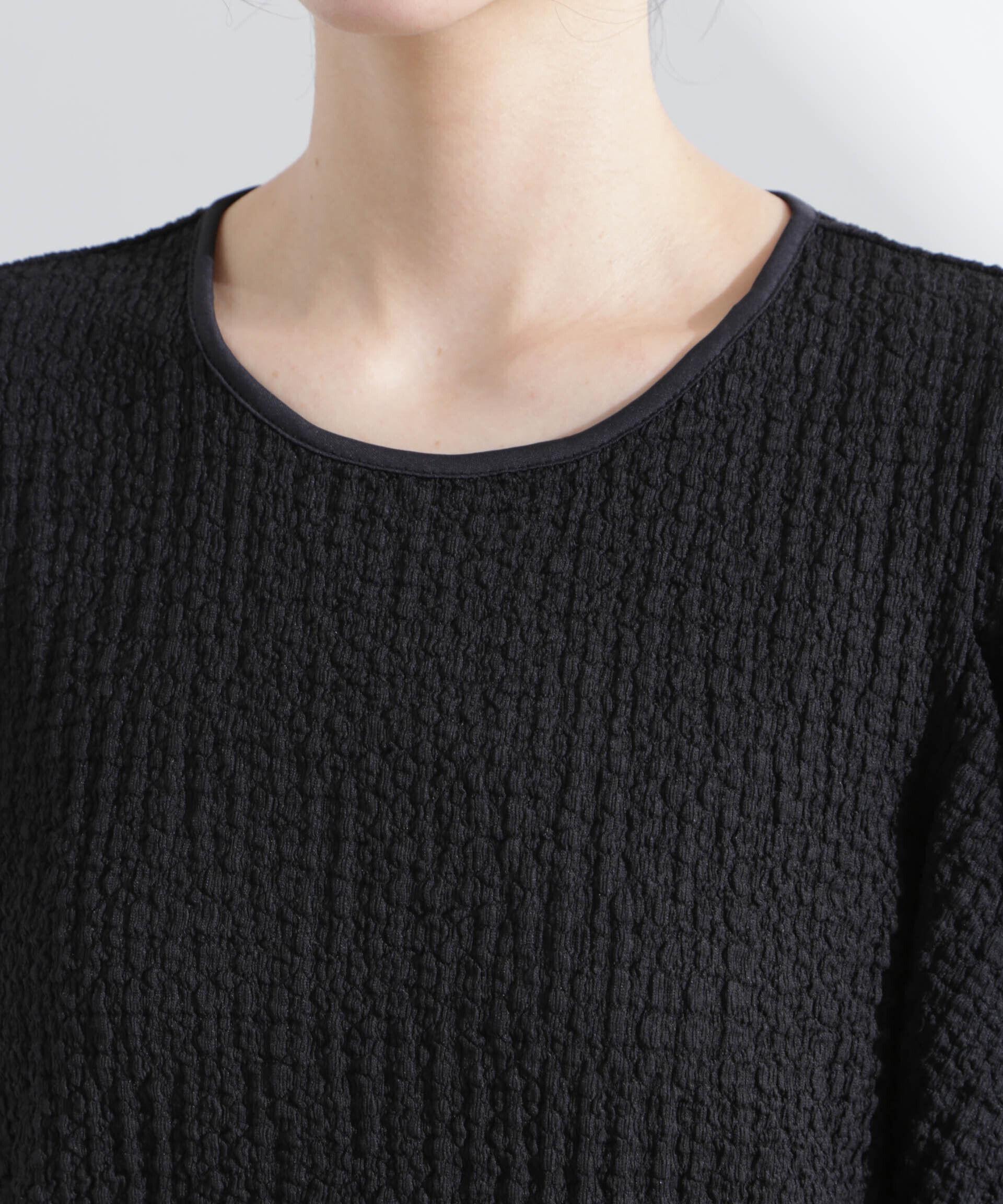 nano･universe「シャーリングタックスリーブトップス」|Tシャツ・カットソー|