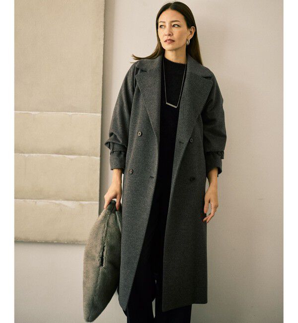 自由区「【SHIHOさん着用】Super100sライトビーバーロング コート」|その他|