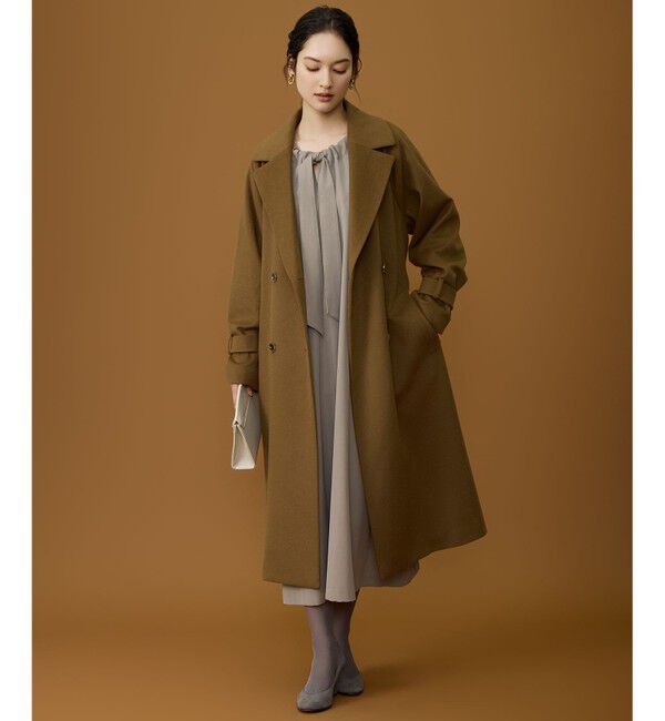 自由区「【SHIHOさん着用】Super100sライトビーバーロング コート」|その他|