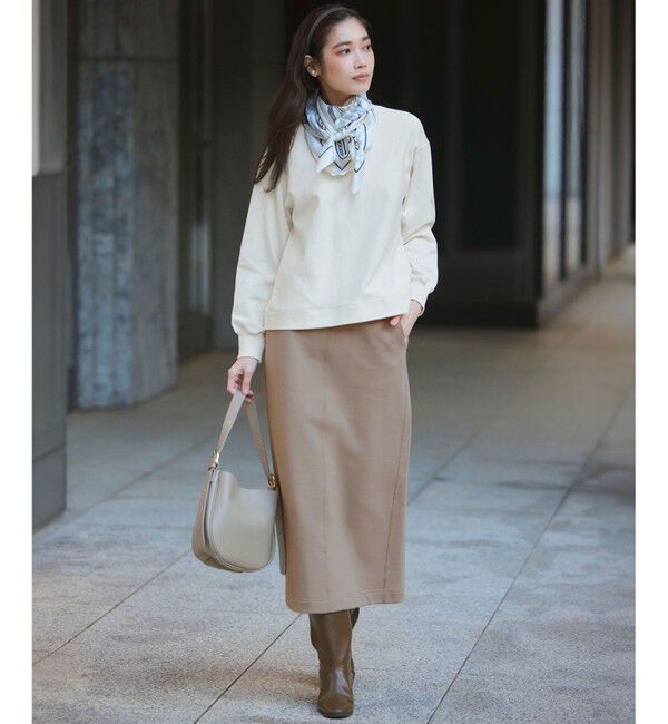 23区「【WEB&一部店舗限定カラーあり/Oggi2月号掲載】カラー スウェット」|Tシャツ・カットソー|