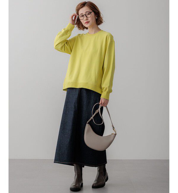 23区「【WEB&一部店舗限定カラーあり/Oggi2月号掲載】カラー スウェット」|Tシャツ・カットソー|