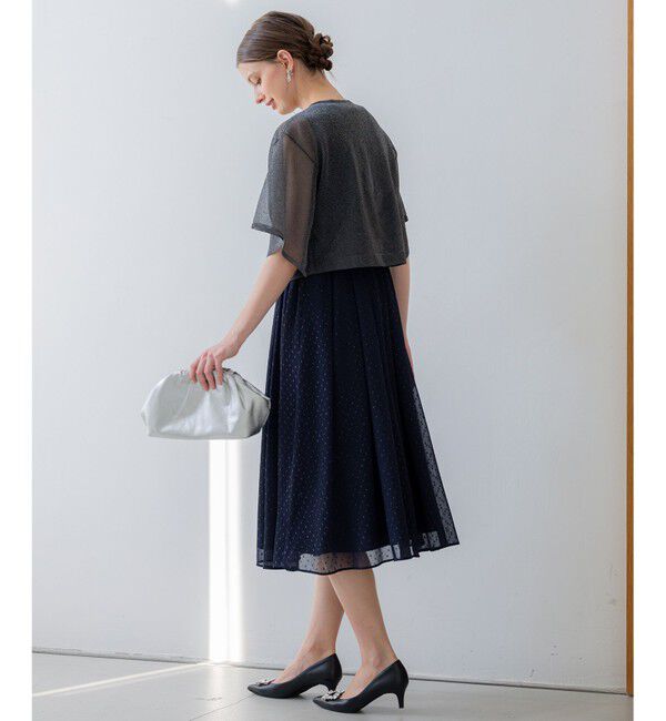 23区「【APPLAUDIR】グロッシーニット ボレロカーディガン」|カーディガン|